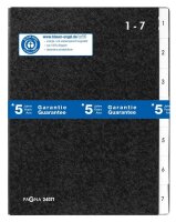 PAGNA Pultordner 1-7 schwarz, 1 St.