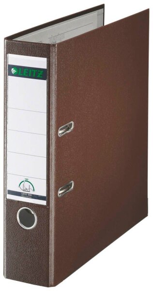 LEITZ 1010 Ordner braun Kunststoff 8,0 cm DIN A4, 1 St.