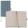 Lediberg Notizbuch Tucson ca. DIN A6 kariert, silbergrau Hardcover 192 Seiten, 1 St.