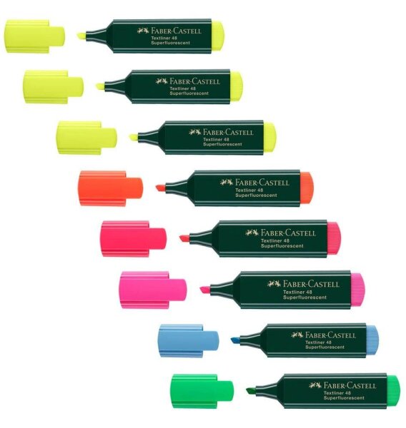 FABER-CASTELL 48 Textmarker farbsortiert, 8 St.