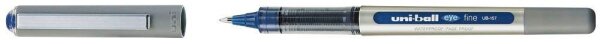uni-ball eye fine UB-157E Tintenroller silber 0,4 mm, Schreibfarbe: blau, 12 St.