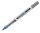 uni-ball eye fine UB-157E Tintenroller silber 0,4 mm, Schreibfarbe: blau, 12 St.