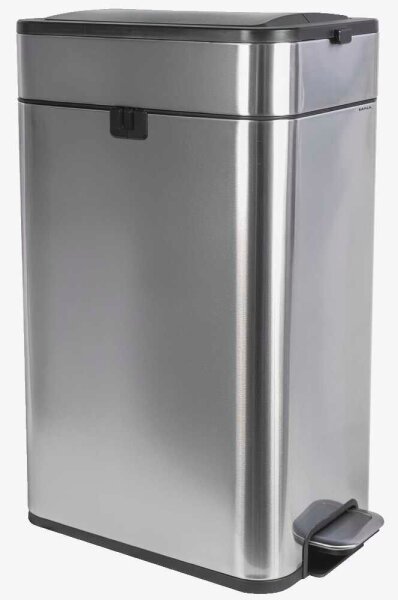 MAUL Lwing Mülleimer 40,0 l edelstahl, 1 St.