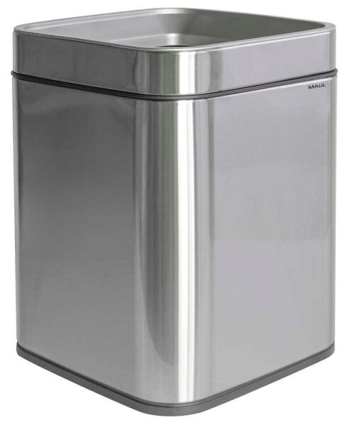 MAUL prime Mülleimer 15,0 l edelstahl, 1 St.