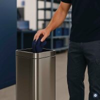 MAUL prime Mülleimer 30,0 l edelstahl, 1 St.