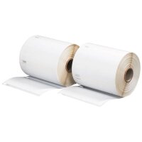 DYMO Etikettenrollen für Etikettendrucker S0947420 weiß, 102,0 x 59,0 mm, 2 x 575 Etiketten