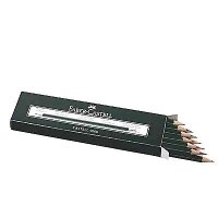 FABER-CASTELL 9000 Bleistifte HB grün mit Radierer,...