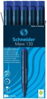 Schneider Maxx 130 Permanentmarker blau 1,0 - 3,0 mm, 10 St.