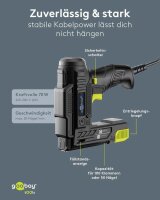 goobay 77820 Elektro-Tacker/-Nagler