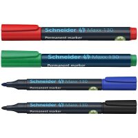 Schneider Maxx 130 Permanentmarker farbsortiert 1,0 - 3,0...