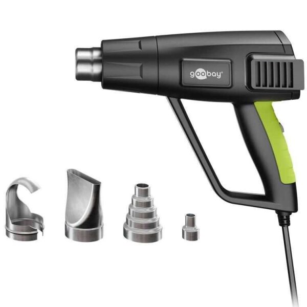 goobay Premium Heißluftfön-Set 1.500 W