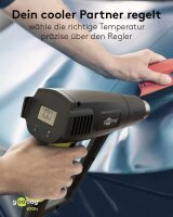 goobay Premium Heißluftfön-Set 1.500 W