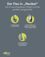 goobay Premium Heißluftfön-Set 1.500 W