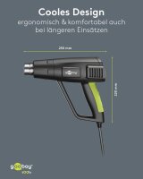 goobay Premium Heißluftfön-Set 1.500 W