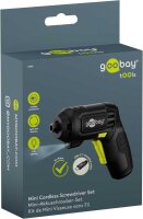goobay 77818 Akku-Schrauber-Set, mit 1 Akku