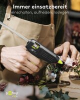 goobay 77826 Superior, 40 W Heißklebepistole-Set schwarz, grün, 1 St.