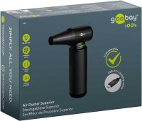 goobay Superior 77831 Akku-Staubgebläse 5,0 V, mit 1 Akku