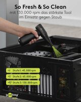 goobay Superior 77831 Akku-Staubgebläse 5,0 V, mit 1 Akku