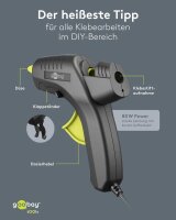 goobay 77824 Premium, 80 W Heißklebepistole-Set schwarz, grün, 1 St.