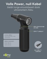 goobay Advanced 77830 Akku-Staubgebläse 5,0 V, mit 1 Akku