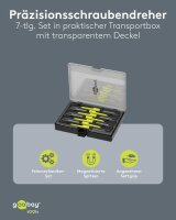 goobay Schraubendreher-Set 77837 7-tlg.