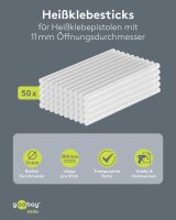 goobay Heißklebesticks transparent, 50 St.