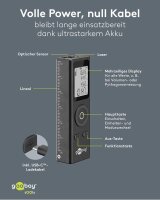 goobay 77834 Laser-Entfernungsmesser
