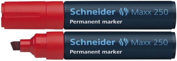 Schneider Maxx 250 Permanentmarker rot 2,0 - 7,0 mm, 1 St.