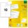 SIGEL Visitenkarten LP796 satiniert weiß 225 g/qm, 400 St.