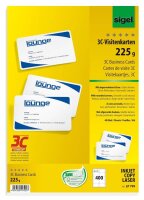 SIGEL Visitenkarten LP799 satiniert weiß 225 g/qm,...
