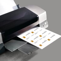 SIGEL Visitenkarten LP799 satiniert weiß 225 g/qm, 400 St.