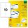 SIGEL Visitenkarten LP799 satiniert weiß 225 g/qm, 400 St.
