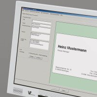 SIGEL Visitenkarten DP742 satiniert grau 225 g/qm, 100 St.