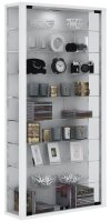 VCM my home Vitrosa Maxi Vitrine weiß 8 Fachböden