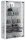 VCM my home Vitrosa Mini Vitrine weiß 8 Fachböden