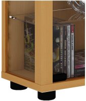 VCM my home Lumo Maxi Vitrine buche 8 Fachböden mit...