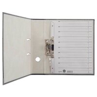 LEITZ Trennblätter 1654 DIN A4 1-0 grau, 200 g/qm,...