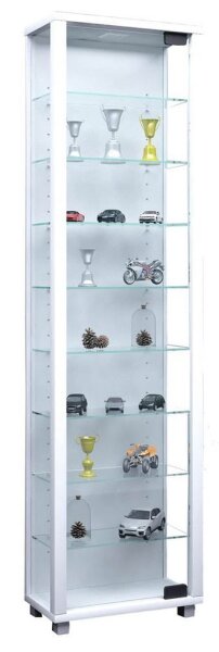 VCM my home Edana Maxi Vitrine weiß 8 Fachböden