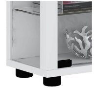 VCM my home Lumo Mini Vitrine weiß 8 Fachböden...