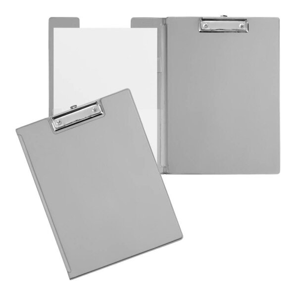 MAUL Klemmbrettmappe 2339295 DIN A4 silber Karton, 1 St.