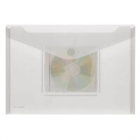 FolderSys Dokumententaschen DIN A4 quer transparent glatt 0,20 mm, 10 St.