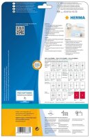 HERMA Adressetiketten 8838 weiß 63,5 x 38,1 mm, 25 Blatt
