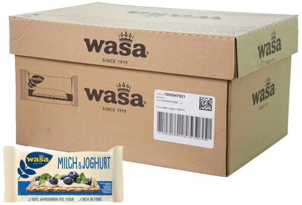 wasa® Milch & Joghurt Knäckebrot, 120x 2 St.
