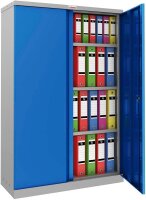 phoenix Stahlschrank SCL1491GBK grau, blau 3...