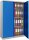 phoenix Stahlschrank SCL1491GBK grau, blau 3 Fachböden 91,5 x 37,0 x 140,0 cm, zerlegt, 1 St.