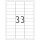 HERMA Etiketten 8837 weiß 63,5 x 25,4 mm, 25 Blatt