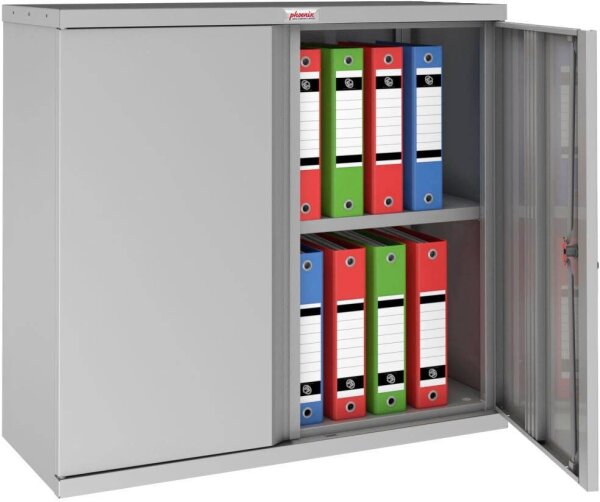 phoenix Stahlschrank SCL0891GGK grau 1 Fachboden 91,5 x 37,0 x 83,0 cm, zerlegt, 1 St.