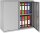 phoenix Stahlschrank SCL0891GGK grau 1 Fachboden 91,5 x 37,0 x 83,0 cm, zerlegt, 1 St.