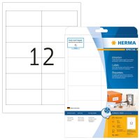 HERMA Etiketten 4823 weiß 97,0 x 42,3 mm, 25 Blatt