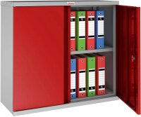 phoenix Stahlschrank SCL0891GRK grau, rot 1 Fachboden...